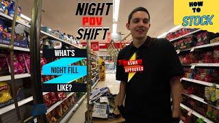 What it's like working night shift in a supermarket | POV ASMR