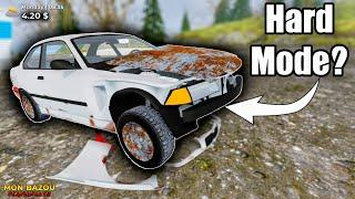 Rebuilding My Car in the HARDEST Difficulty! | Mon Bazou (Hard Mode + Permadeath)