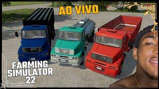 LIVE ON FARMING SIMULATOR 22, VAMO CRIAR NOSSA FAZENDA, COMO SER UM FAZENDEIRO??