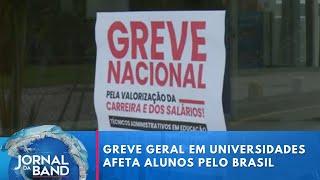 Professores de universidades federais em greve têm reunião em Brasília | Jornal da Band