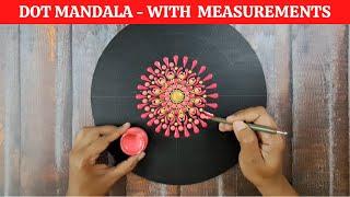 Dot Mandala on MDF | Dot mandala for beginners | Mandala Art | 146 | 2023 | ATM Creations