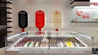 Gelato, Chocolate and Pastry Display Cases