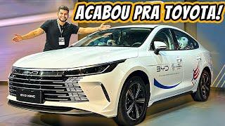 BYD King - Autonomia de 1200 km e mais barato que Corolla híbrido!