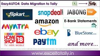 e commerce to Tally.ERP 9 | Excel to Tally Prime