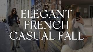 How to Master ELEGANT FRENCH Casual Fall Wear: Effortless Style