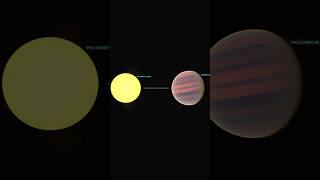 Planet bigger than star  VHS 1256b #shorts #shortvideo