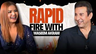 RAPID FIRE with Wasim Akram: SECRETS Revealed!