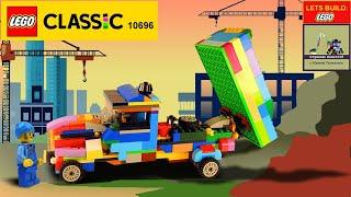 Lego 10696 Truck MOC. How to build Dump Truck Ford from Lego Classic. Save Money & Space. Tutorial.