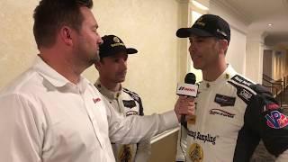 IMSA - Interviews - Long Beach - Overall Winners - BARBOSA & ALBUQUERQUE