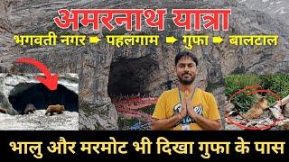 Amarnath Yatra via Pahalgam & return by Baltal route | अमरनाथ यात्रा #amarnath Amarnath yatra 2024