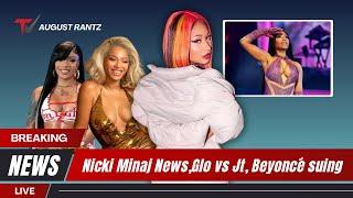 Nicki Minaj ANNOUNCEMENT, Glorilla Shades JT, Beyoncé & Jay Z Suing People