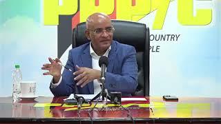 Press Conference by the General Secretary of the PPP Party  Dr. Bharrat Jagdeo. October 03  2024