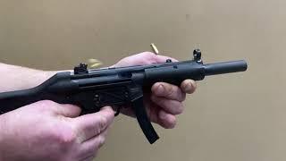 Miniature H&K MP5SD in 1/2 scale firing full-auto by MINIATUREARSENAL