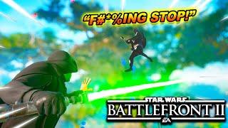 I Became The Most ANNOYING Battlefront 2 Player In Heroes Vs Villains And Went Insane...