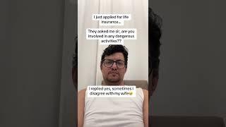 When I apply for life insurance #trending #viralvideo #video #shorts #youtubeshorts #comedy