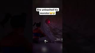 Bros monster was coming after me #fortnite #fortniteclips #fortniteshorts