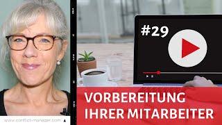 Was Sie tun können, um Ihre Mitarbeiter/innen auf die Mediation vorzubereiten? (Folge 29)