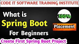 What is Spring Boot ? | Spring Boot Project | Create Your First Spring Boot Project | #springboot