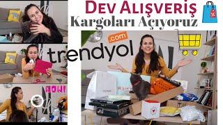 Büyük #indirim Alışverişi  #Trendyol Alışverişi | Gelen #Kargolarıaçıyoruz| Dev #Alışveriş Videosu