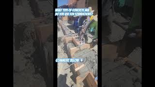 Pouring A Foundation With HFX | How To Pour Concrete | #concretework #concretefinisher #hfx 