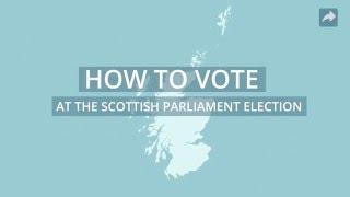 How to vote at the Scottish Parliament election on Thursday 5 May