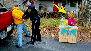 An 8-year-old girl was selling lemonade. Suddenly the police arrived and something shocking happened