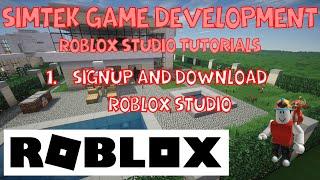 1. How to Create Roblox Games - Signup and Download Roblox Studio