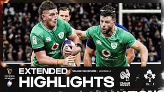 RED CARD DRAMA  | EXTENDED HIGHLIGHTS | FRANCE V IRELAND | 2024 GUINNESS MEN'S SIX NATIONS RUGBY