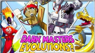 What Are Digimon's DARK MASTERS Evolution Lines?