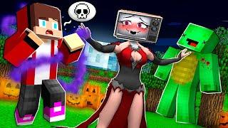 TV WOMAN vampire took a soul JJ and MIKEY in Minecraft - Maizen