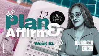 Sterling Ink Common Planner Weekly Plan and Affirm - Week 51 LIVE