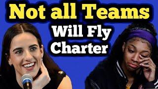 Caitlin Clark, Indiana Fever's First WNBA Charter Flight | Not all teams will use charter Flights