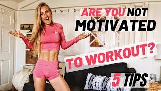 HOW TO GET MOTIVATED TO WORKOUT AT HOME during Corona Quarantine. Get inspired with these 5 tips