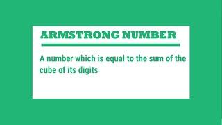 Java program to check Armstrong Number or not with Dry Run