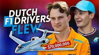 What the F1 drivers FLEW to the DUTCH GP!