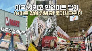 미국 한인마트 털기ㅣH Mart 미국 물가 l 시카고 세일팁ㅣ내가 사는 추천템