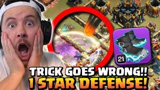 Unbelievable 1-STAR Defense SAVES Pro Clan War (Clash of Clans)