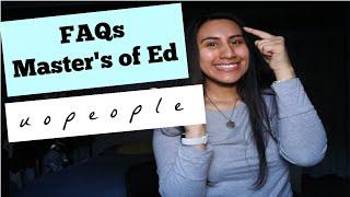 FAQs | Master's of Education at the University of the People | Tuition-free