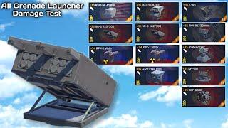 All Market Grenade Launcher Damage Test | Modern Warships