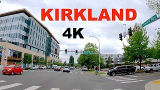 Downtown Kirkland, Washington Drive 4k