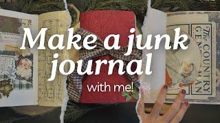 Make a junk journal with me | Plus Journal Flip throughs