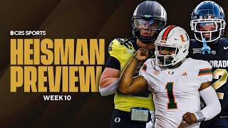 Heisman Week 10 Preview: What Travis Hunter and Dillon Gabriel need to do THIS WEEKEND to stay ahead