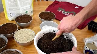 How to Make Inexpensive Sterile Starting & Potting Mix: Peat, Vermiculite & Perlite-No Fungus Gnats