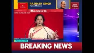 Nirmala Sitharaman on Start Ups At India Today Conclave 2016