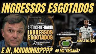 TORCIDA DO BOTAFOGO ESGOTA SUA PARTE PARA FINAL DA LIBERTADORES | 40 MIL NO NILTÃO? | BARBOZA