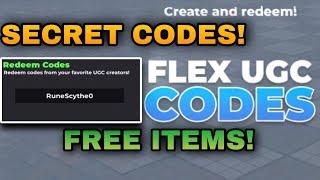 *NEW* CODES FOR FLEX UGC CODES 2025 - FLEX UGC CODES ROBLOX 2025