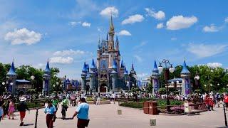 Magic Kingdom 2025 Beautiful Summer Day Walkthrough in 4K | Walt Disney World Florida June 2025
