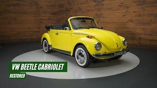 Volkswagen Beetle Cabriolet | Restored | Good condition | 1973-VIDEO- www.ERclassics.com