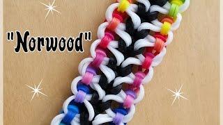 "Norwood" Rainbow Loom Bracelet/How To Tutorial