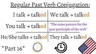 English - Regular Past Verb Conjugation Explained